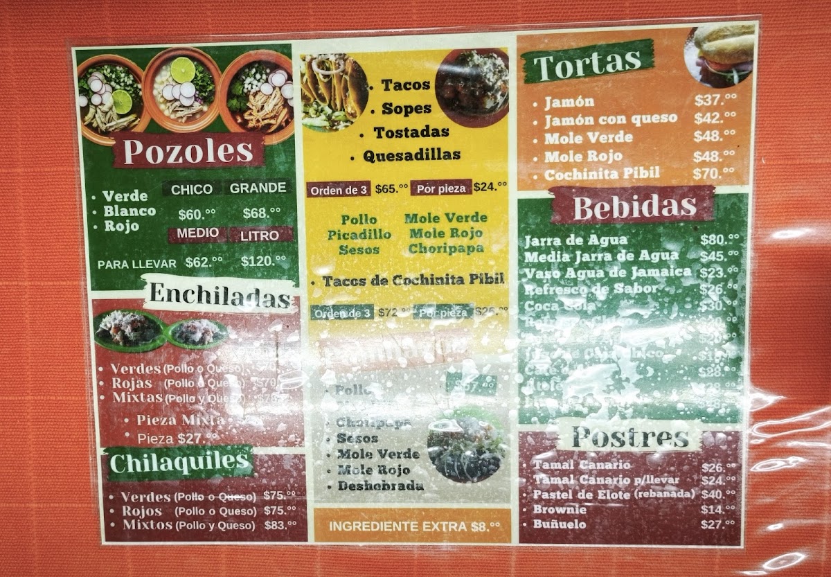 Pozoleria de Chile Mole y Pozole Menu - Image 1